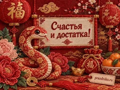 Открытка: Китайский Новый год