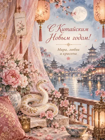 Открытка: Китайский Новый год