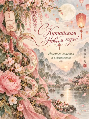 Открытка: Китайский Новый год