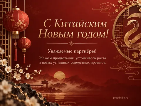 Открытка: Китайский Новый год