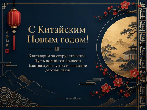 Открытка: Китайский Новый год