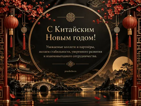 Открытка: Китайский Новый год