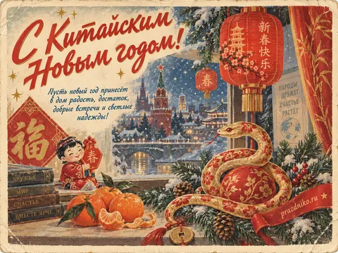 Открытка: Китайский Новый год