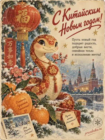 Открытка: Китайский Новый год