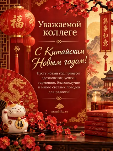 Открытка: Китайский Новый год
