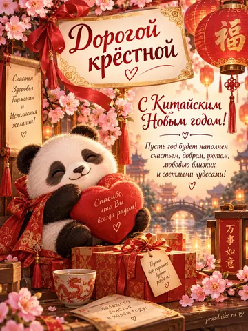 Открытка: Китайский Новый год