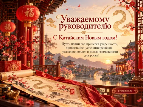Открытка: Китайский Новый год