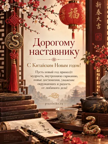 Открытка: Китайский Новый год