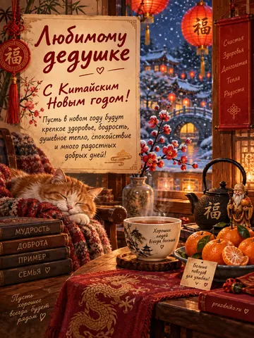 Открытка: Китайский Новый год