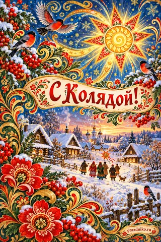 Открытка «Коляда»: С Колядой!
