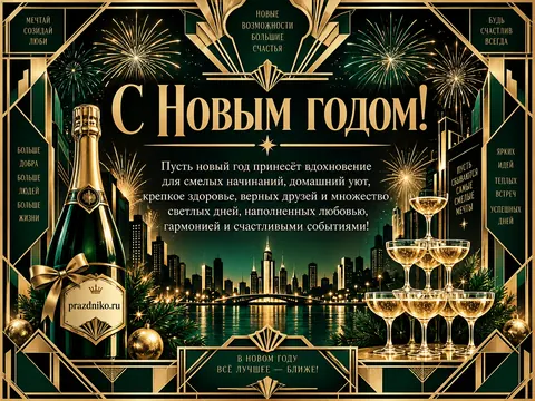 Открытка: Новый год