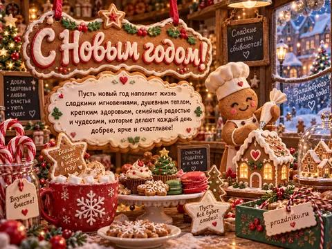 Открытка: Новый год