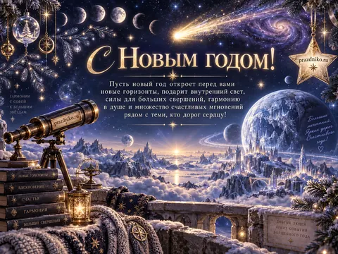 Открытка: Новый год