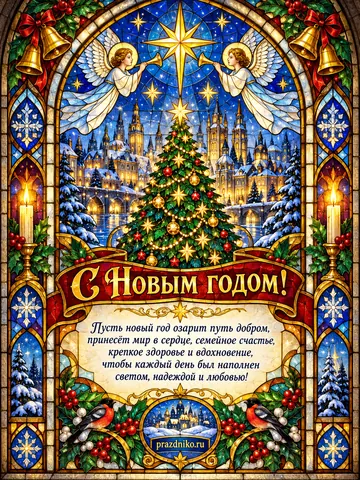 Открытка: Новый год