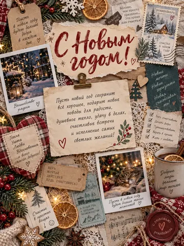 Открытка: Новый год