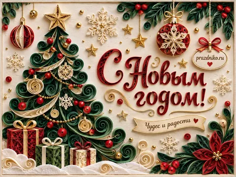 Открытка: Новый год