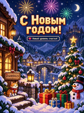 Открытка: Новый год