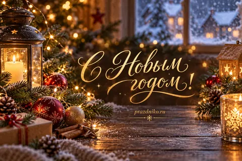Открытка: Новый год