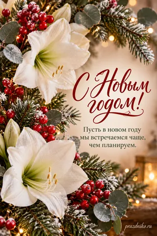 Открытка: Новый год
