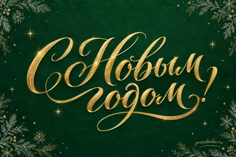 Открытка: Новый год
