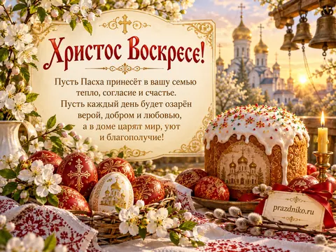 Открытка: Пасха