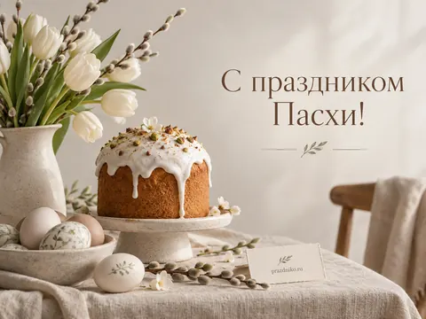 Открытка: Пасха