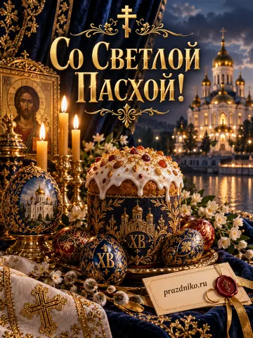 Открытка: Пасха