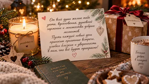 Открытка: Рождество Христово