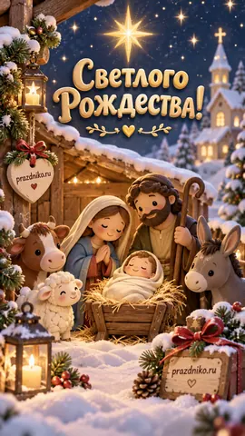 Открытка: Рождество Христово