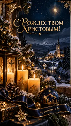 Открытка: Рождество Христово