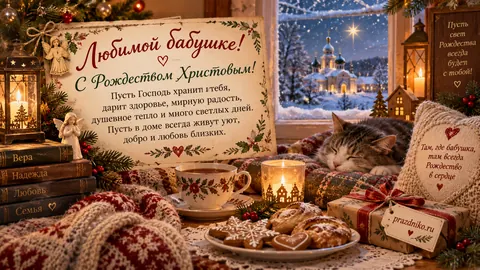 Открытка: Рождество Христово