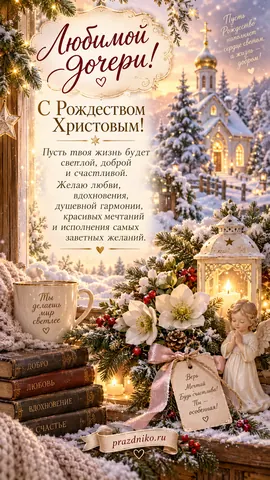 Открытка: Рождество Христово