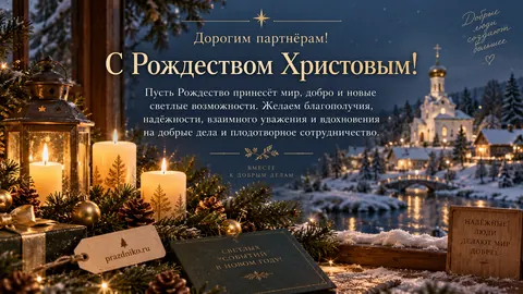 Открытка: Рождество Христово