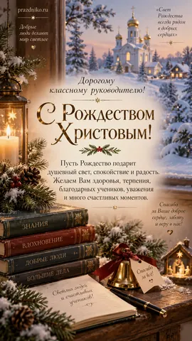 Открытка: Рождество Христово