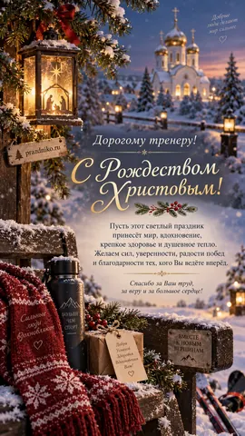Открытка: Рождество Христово
