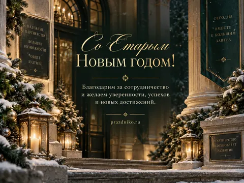Открытка: Старый Новый год