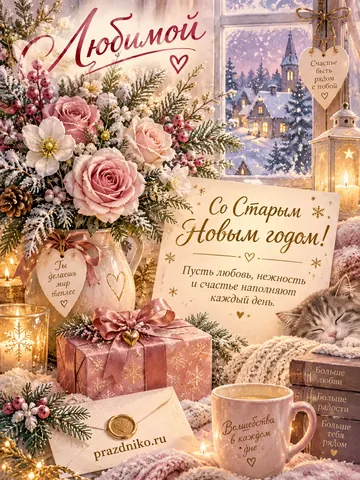 Открытка: Старый Новый год