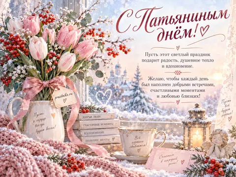 Открытка: Татьянин день