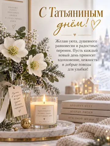 Открытка: Татьянин день