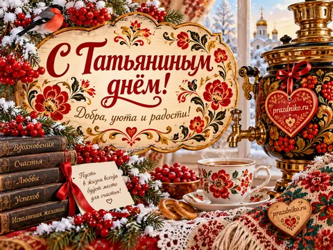 Открытка: Татьянин день