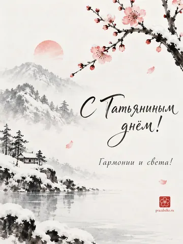 Открытка: Татьянин день