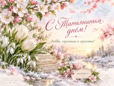 Открытка: Татьянин день