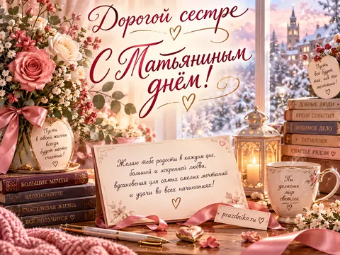 Открытка: Татьянин день
