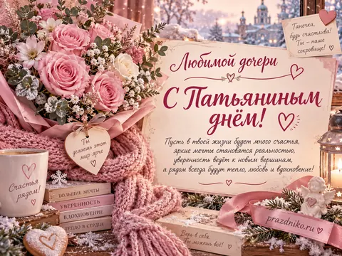 Открытка: Татьянин день