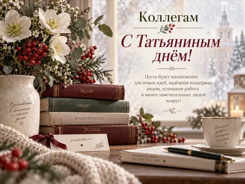 Открытка: Татьянин день