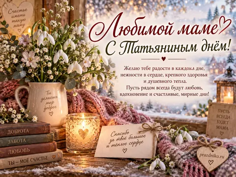 Открытка: Татьянин день