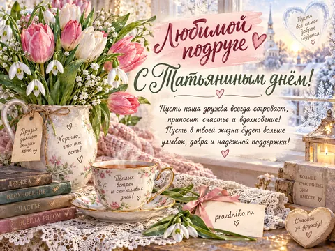 Открытка: Татьянин день