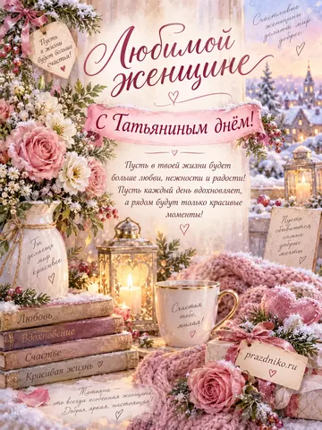Открытка: Татьянин день