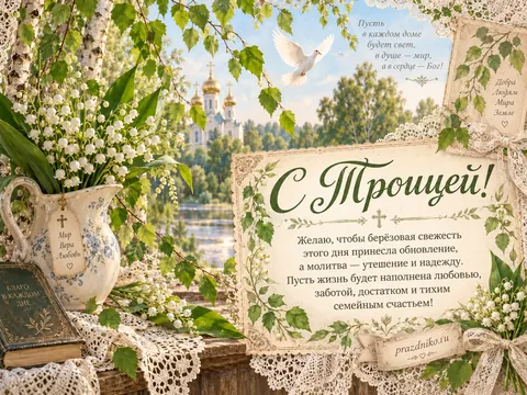 Открытка: День Святой Троицы