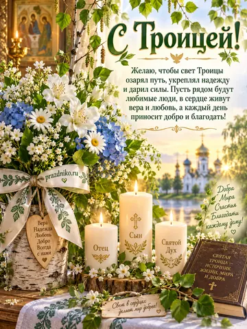 Открытка: День Святой Троицы
